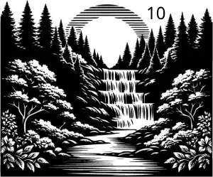 10 Paysages, Jp Laser Art.com