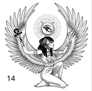 14 Déco égypte, Gravure Laser, Jp Laser Art.com