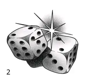 2 Déco, Dés, Jeu, Gravure Laser, Jp Laser Art.com (1)