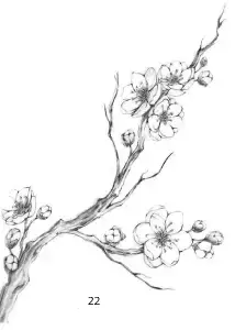 22 Fleurs De Cerisier, Déco, Gravure Laser, Jp Laser Art.com (1)