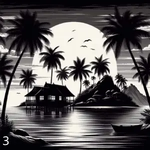 3 Paysages, Jp Laser Art.com