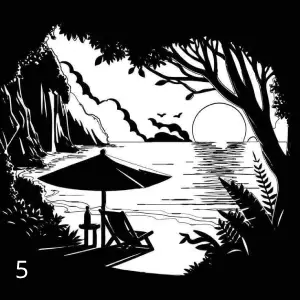 5 Paysages, Jp Laser Art.com