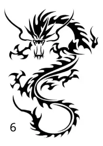 6 Dragon, Gravure Laser, Jp Laser Art.com