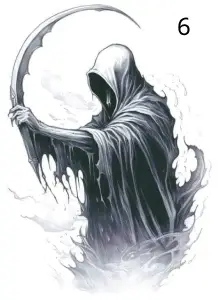 6 La Mort, Gravure Laser, Jp Laser Art.com