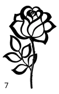 7 Rose, Déco, Gravure Laser, Jp Laser Art.com