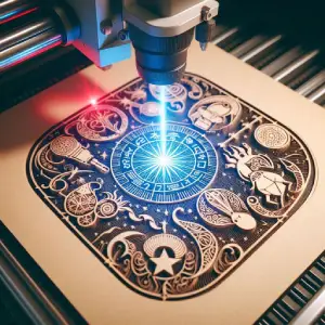 Astrologie, Gravure Laser, Déco, Jp Laser Art