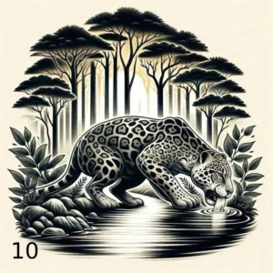 Jaguar Jungle, Gravure Laser, Jp Laser Art.com (1)