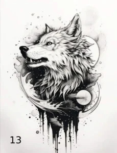 Loup1 Deco, Gravure Laser, Jp Laser Art.com (1)