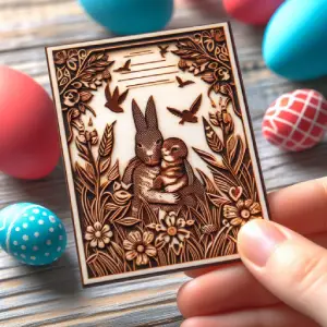 Paques, Gravure Laser, Déco, Jp Laser Art