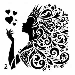 Personne Aevec Coeurs, Déco, Gravure Laser, Jp Laser Art.com