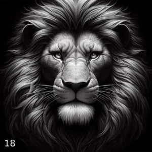 Tete De Lion, Gravure Laser, Jp Laser Art.com (1) (1)