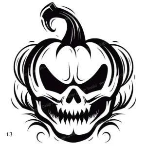 13 Halloween, Gravure Laser, Cadeaux Personnalisés, Fête Halloween, Jp Laser Art