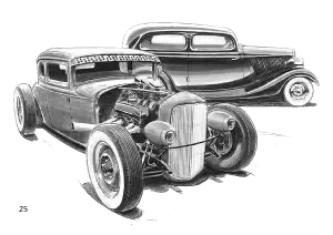 25 Dragster, Déco, Gravure Laser, Jp Laser Art