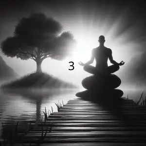 3 Méditation, Zen, Zenitude, Déco, Gravure Laser, Jp Laser Art