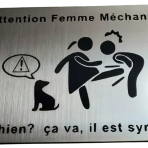 Plaquettes signalétiques en acrylique