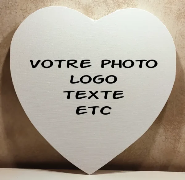 Toile Coeur Cadeaux Personnalises Gravure Laser Jp Laser Art