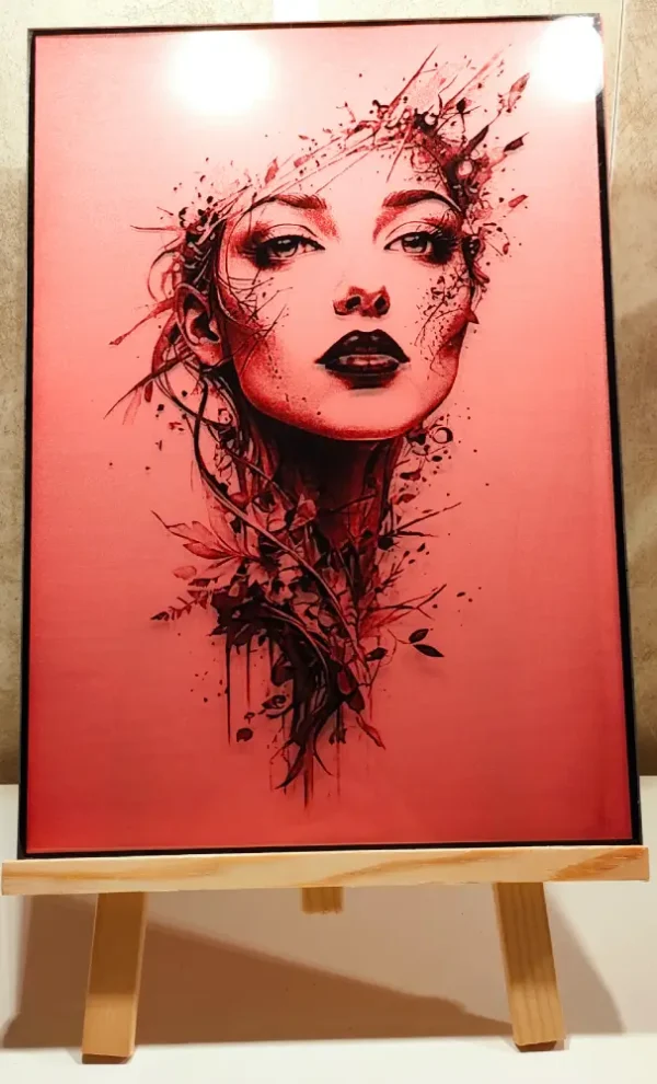 Visage De Femme Gravé Au Laser Sur Verre, Cadeaux Personnalisables, Gravure Laser, Jp Laser Art