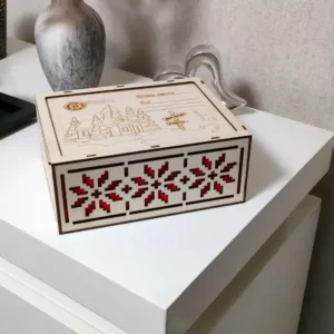 Boîte de Noël personnalisable