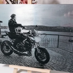 gravure sur acrylique