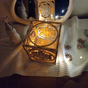 Photophore  » flocon de neige « 