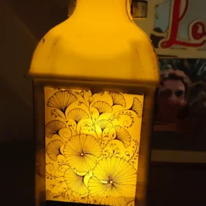 Lanterne blanche personnalisé