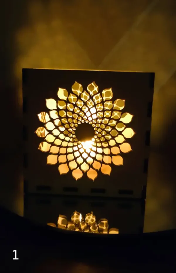 Photophore En Bois, Photophore, Lumiere D Intérieur, Gravure Laser, Jp Laser Art, 13