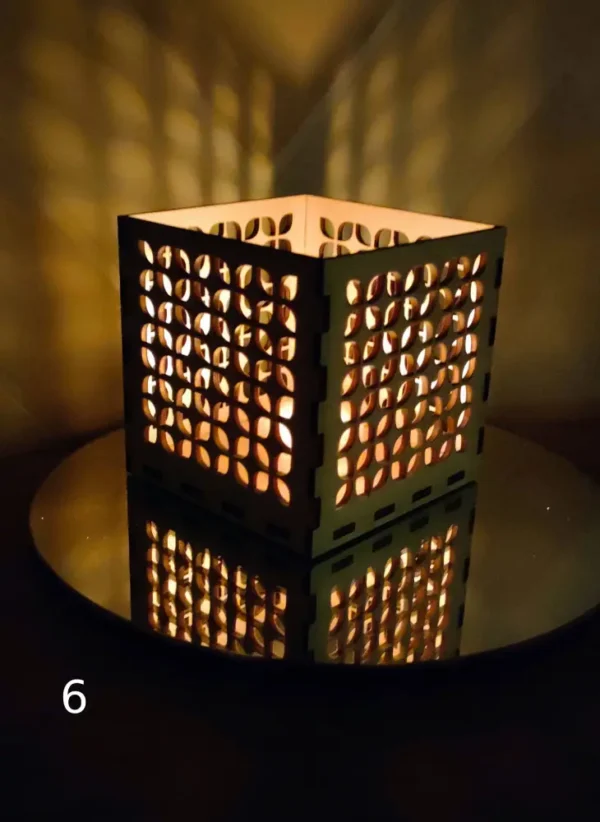 Photophore En Bois, Photophore, Lumiere D Intérieur, Gravure Laser, Jp Laser Art, 2