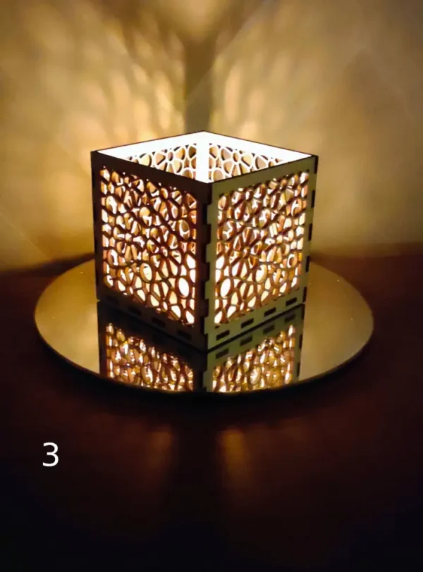 Photophore En Bois, Photophore, Lumiere D Intérieur, Gravure Laser, Jp Laser Art, 3