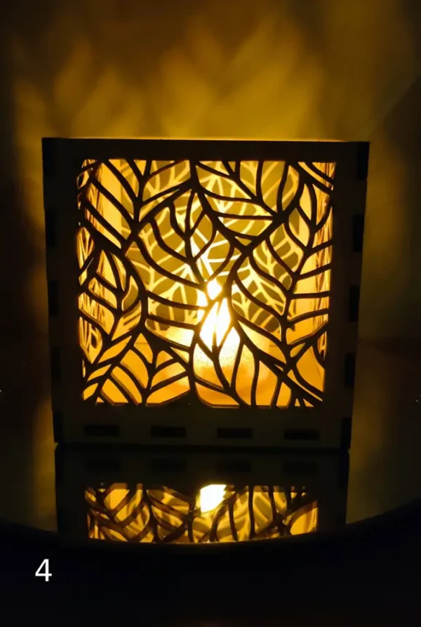 Photophore En Bois, Photophore, Lumiere D Intérieur, Gravure Laser, Jp Laser Art, 8