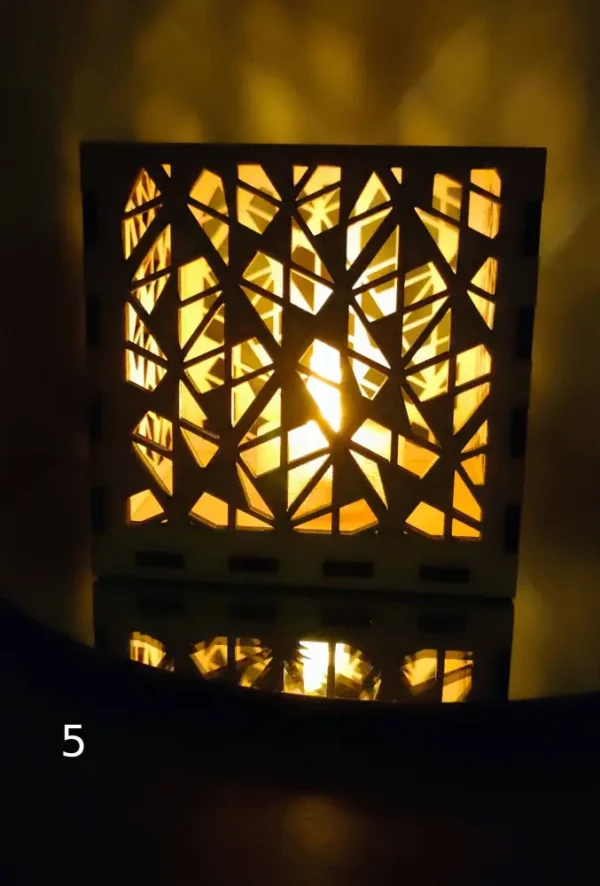 Photophore En Bois, Photophore, Lumiere D Intérieur, Gravure Laser, Jp Laser Art, 9
