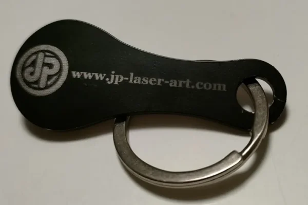 Porte Clé Personnalisé, Porte Clé Jeton De Caddy, Porte Clé En Acier Inoxydable, Jp Laser Art, 1