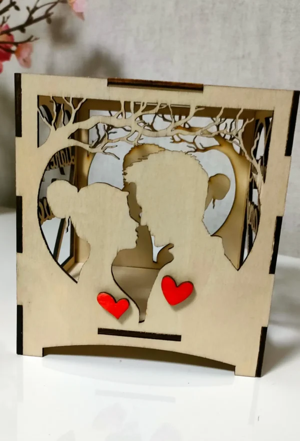 Saint Valentin, Photophore Saint Valentin, Cadeau Personnalisé, Jp Laser Art, 0