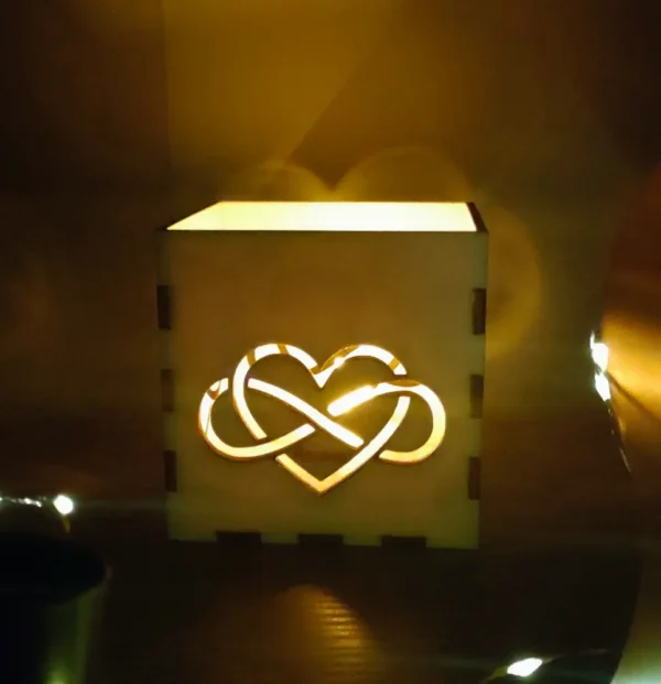 Saint Valentin, Photophore Saint Valentin, Cadeau Saint Valentin, Cadeau Personnalisé, Jp Laser Art, 4