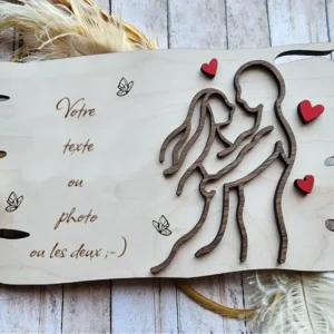Plaquette décorative saint Valentin