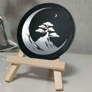 Sous verres en inox personnalisables