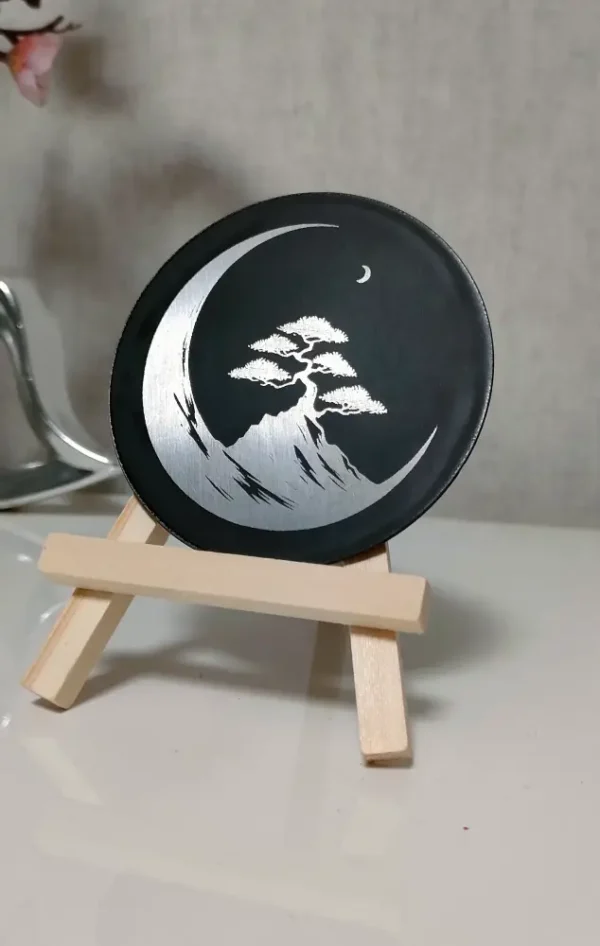 Sous Verres Inox, Sous Verres Personnalisés, Cadeau Personnalisé, Gravure Laser, Jp Laser Art, 2