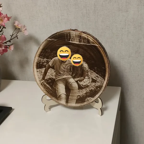 Rondin De Bois Personnalisé, Gravure Sur Rondin De Bois, Cadeau Personnalisé, Gravure Laser, Jp Laser Art, 2