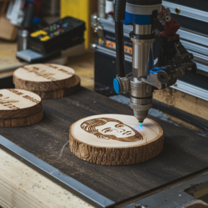 Rondins de bois personnalisés
