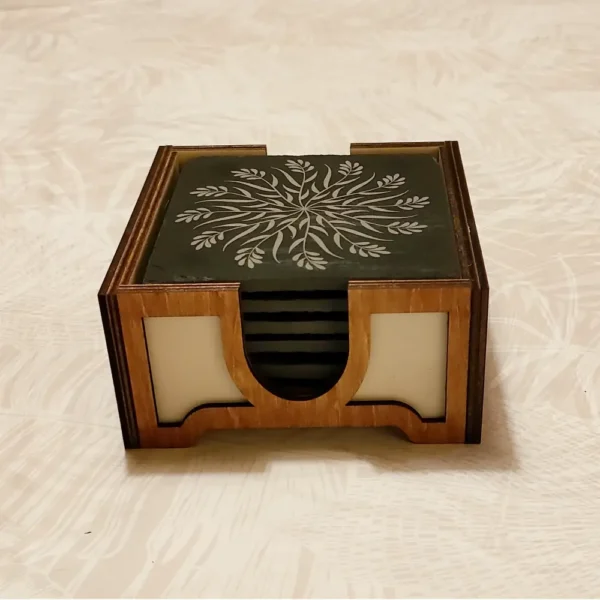 Sous Verres En Ardoise, Sous Verres Personnalisés, Cadeau Personnalisé, Gravure Laser, Jp Laser Art, 10
