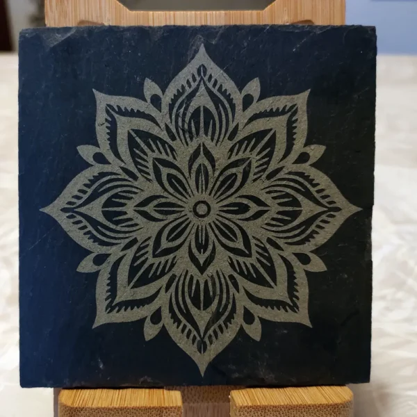 Sous Verres En Ardoise, Sous Verres Personnalisés, Cadeau Personnalisé, Gravure Laser, Jp Laser Art, 2