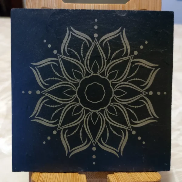Sous Verres En Ardoise, Sous Verres Personnalisés, Cadeau Personnalisé, Gravure Laser, Jp Laser Art, 4