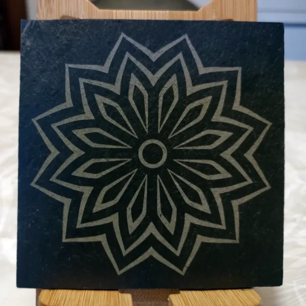 Sous Verres En Ardoise, Sous Verres Personnalisés, Cadeau Personnalisé, Gravure Laser, Jp Laser Art, 6