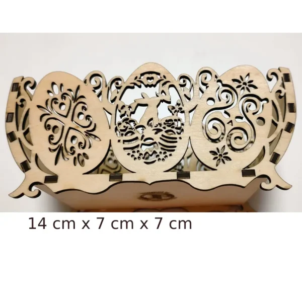 Panier paques, panier paques bois, jp laser art, 2