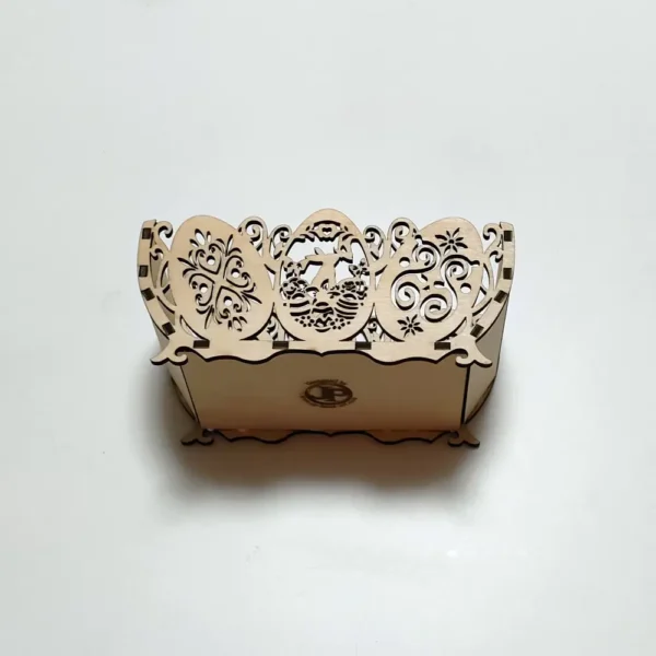 Panier paques, panier paques bois, jp laser art, 3