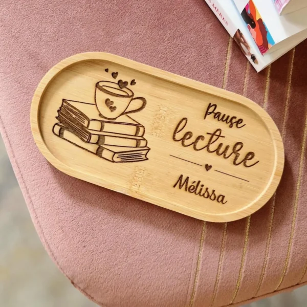 Plateau café personnalisé, plateau bambou personnalisé, jp laser art, 3