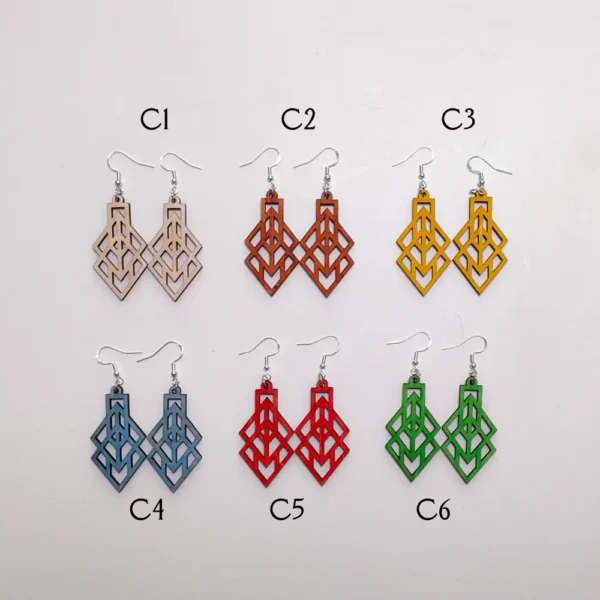Bo 01, boucles d'oreilles en bois, couleurs, jp laser art (1)