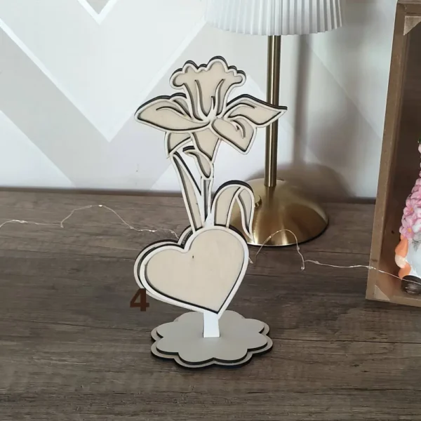 Cadeau fête des mères personnalisé, fleur en bois personnalisée, fête des mères, cadeau fête des mères personnalisé, jp laser art, 5 (1)