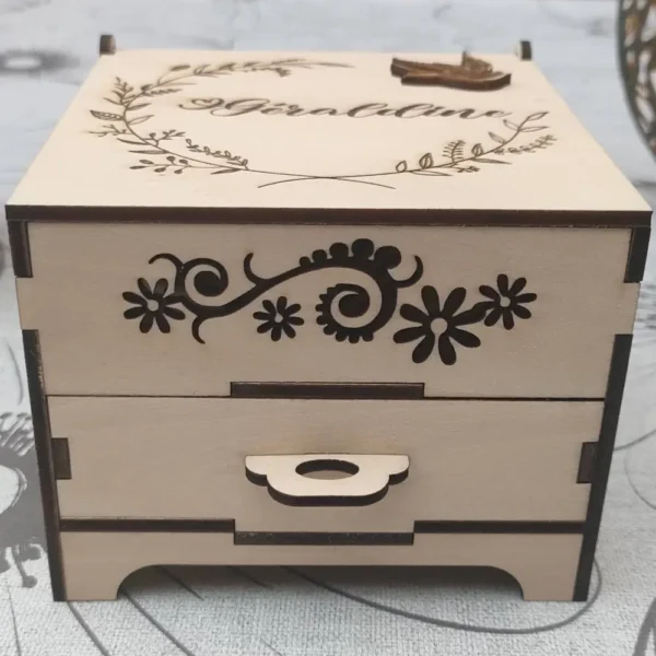Boite bijoux, boite bijoux bois, boite bijoux personnalisée, jp laser art, 6