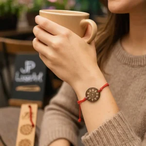 Bracelet en bois mandala  » série 2 «