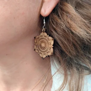 Boucles d’oreilles type mandala « Série 2 »